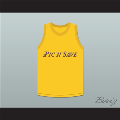 Kobe Bryant 8 Pic 'N' Save Yellow Basketball Jersey Thunder Jammers Shoe Skit MADtv