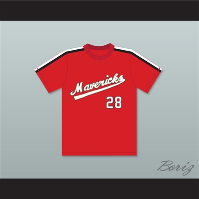 Kurt Russell 28 Portland Mavericks Baseball Jersey The Battered Bastards of Baseball