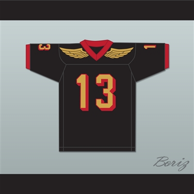 Kurt Warner 13 Iowa Barnstormers Black Football Jersey