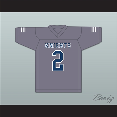 Kyle Philips 2 San Marcos High School Knights Gray Football Jersey 1