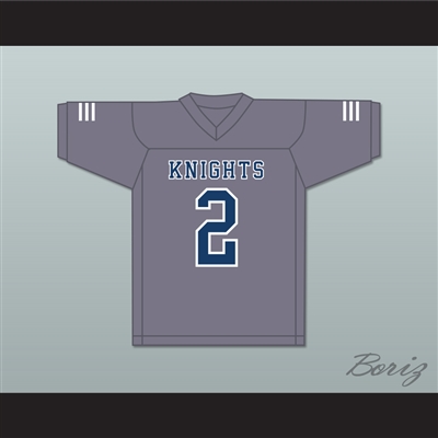 Kyle Philips 2 San Marcos High School Knights Gray Football Jersey 2