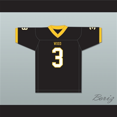 Kyle Pitts 3 Archbishop Wood Catholic High School Vikings Black Football Jersey 1