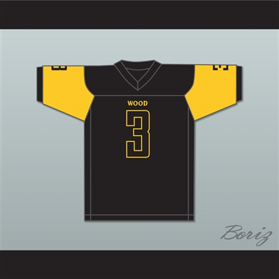 Kyle Pitts 3 Archbishop Wood Catholic High School Vikings Black Football Jersey 3