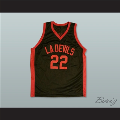 McKinley Freeman Derek Roman 22 LA Devils Basketball Jersey Hit The Floor