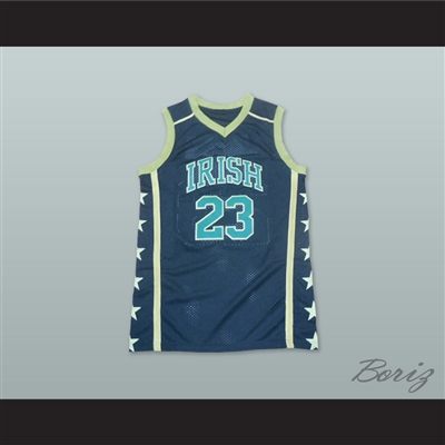 Lebron James 23 Fighting Irish High School Black Basketball Jersey