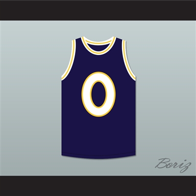 LL Cool J 0 Monstars Dark Blue Basketball Jersey Hit Em High