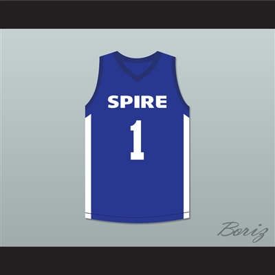 LaMelo Ball 1 SPIRE Blue Basketball Jersey
