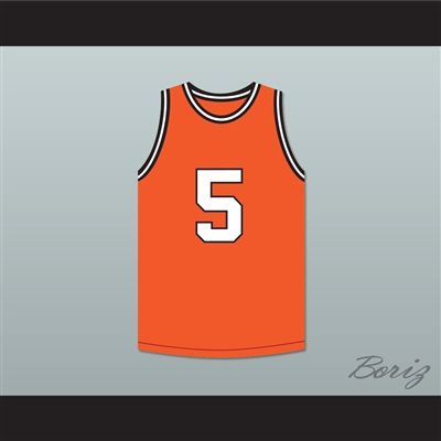 Lambeau Fields 5 Orange Prison Basketball Jersey The Comebacks
