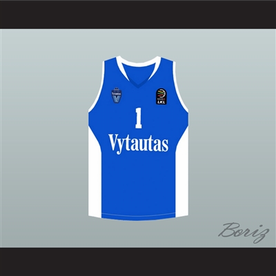 Lamelo Ball 1 Lithuania Vytautas Blue Basketball Jersey