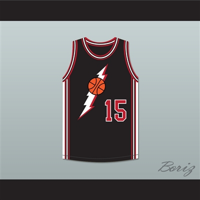 Larry 15 Black Basketball Jersey In the House