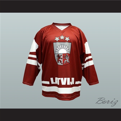 Latvia National Team Hockey Jersey