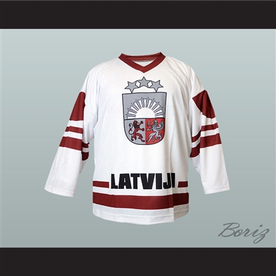 Latvia National Team Hockey Jersey
