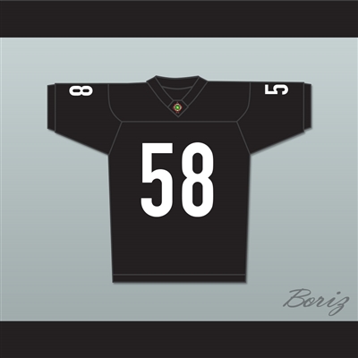 Lawrence Taylor Luther 'Shark' Lavay 58 Miami Sharks Football Jersey Any Given Sunday Includes AFFA Patch