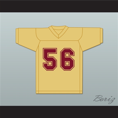 Lawrence Taylor 56 Heartland State University Comebacks Gold Practice Football Jersey