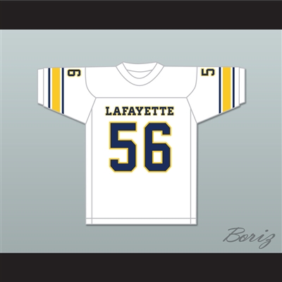 Lawrence Taylor 56 Lafayette High School Rams White Football Jersey