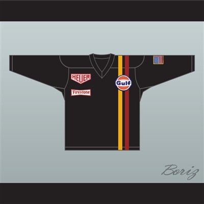 Steve McQueen Michael Delaney Le Mans Inspired Hockey Jersey