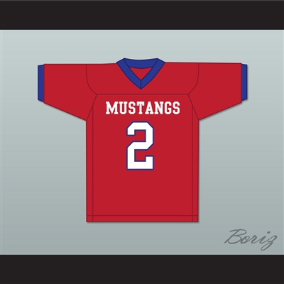 Lee Kpogba 2 Parkland High School Mustangs Red Football Jersey