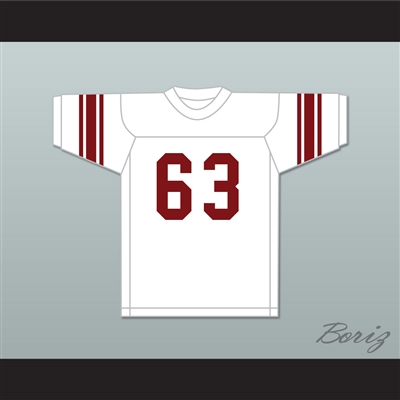 Lee Roy Selmon 63 Eufaula High School Ironheads White Football Jersey 1