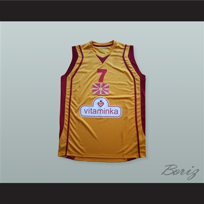 Lester 'Bo' McCalebb 7 Macedonia Basketball Jersey