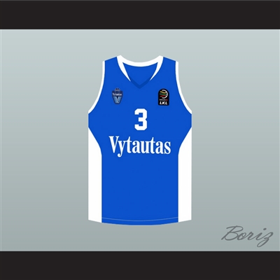 LiAngelo Ball 3 Lithuania Vytautas Blue Basketball Jersey