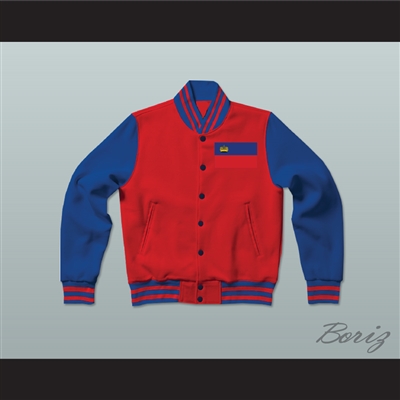 Liechtenstein Varsity Letterman Jacket-Style Sweatshirt