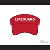 Lifeguard Red Baseball Visor Hat