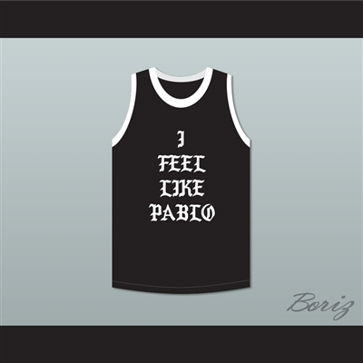 Pablo Escobar I Feel Like Pablo Black Basketball Jersey