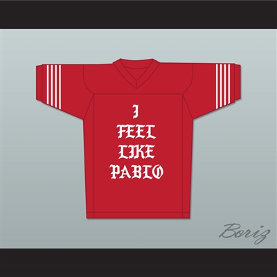 Pablo Escobar I Feel Like Pablo Red Football Jersey