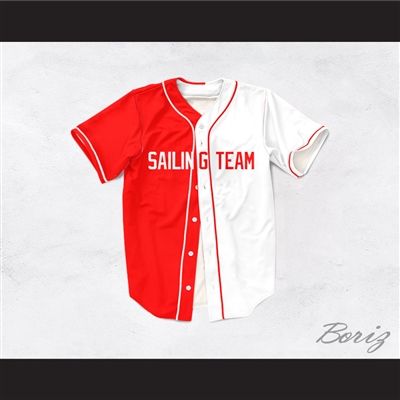 Lil Yachty Lil Boat 44 Sailing Team Red/White Dye Sublimation Baseball Jersey