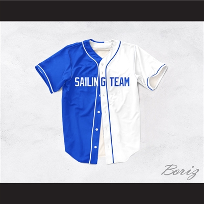 Lil Yachty Lil Boat 44 Sailing Team Blue/White Dye Sublimation Baseball Jersey