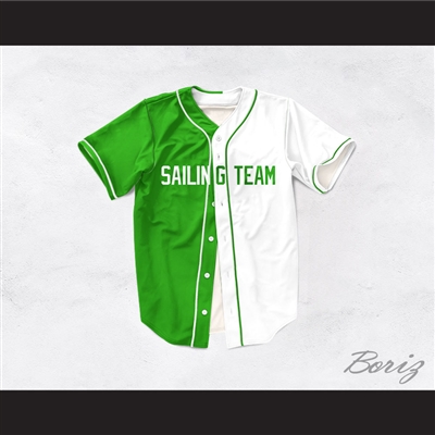 Lil Yachty Lil Boat 44 Sailing Team Green/White Dye Sublimation Baseball Jersey