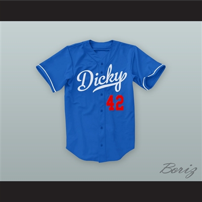 Lil Dicky 42 Blue Baseball Jersey