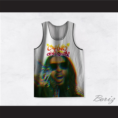 Lil Jon 02 Crunk Ain't Dead Lit AF Basketball Jersey