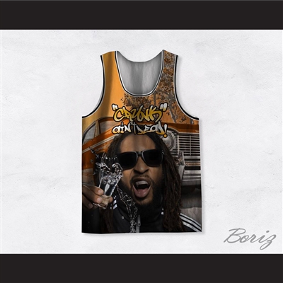 Lil Jon 02 Crunk Ain't Dead Riding Basketball Jersey