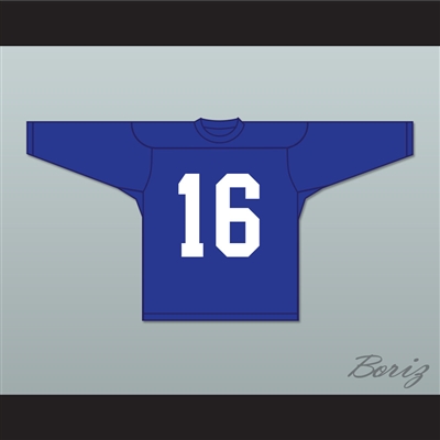 Lisa Wilkes 16 Fashion Blue Hockey Jersey