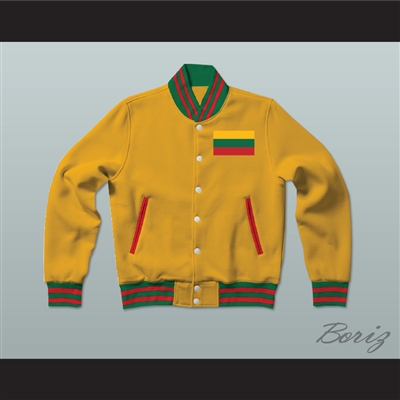 Lithuania Varsity Letterman Jacket-Style Sweatshirt