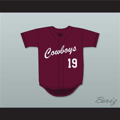 Lorenzo Cain 19 Madison County High School Cowboys Maroon Baseball Jersey 2
