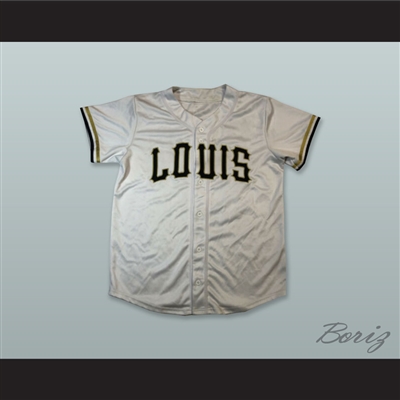 Louis The Child 17 Light Silver Button Down Baseball Jersey