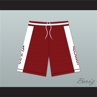 Kobe Bryant Lower Merion High School Aces Maroon Basketball Shorts