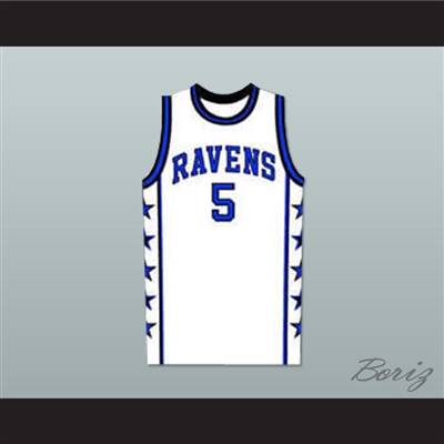 Lucas Scott One Tree Hill Ravens White Basketball Jersey