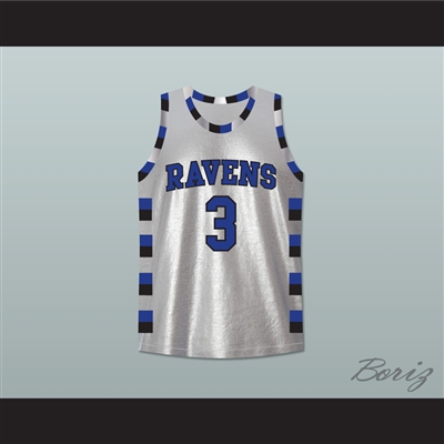 Lucas Scott One Tree Hill Ravens Silver Basketball Jersey