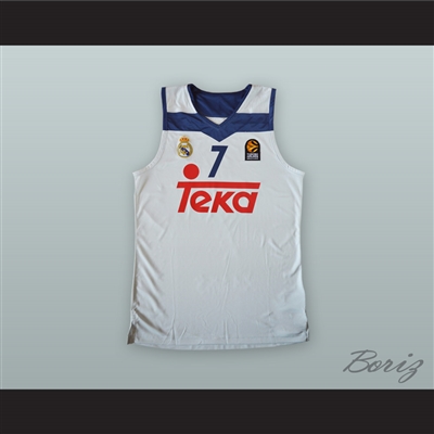 Luka Doncic 7 Real Madrid White Basketball Jersey 2