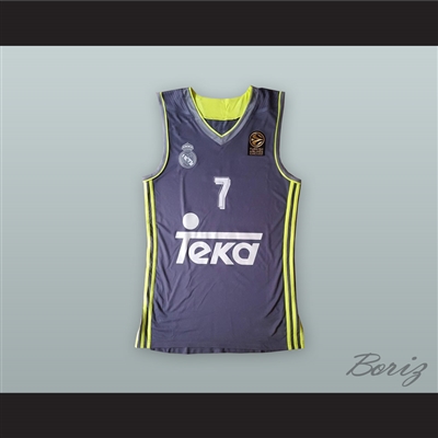 Luka Doncic 7 Real Madrid Purple Basketball Jersey