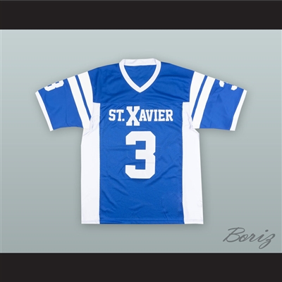 Luke Kuechly 3 St. Xavier High School Blue Football Jersey