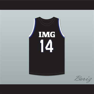 Moussa Diabate 14 IMG Academy Black Basketball Jersey 2