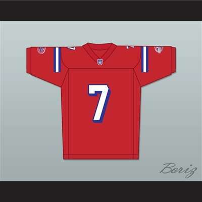 Brett Cullen Eddie Martel 7 Washington Sentinels Home Football Jersey The Replacements Includes League Patch