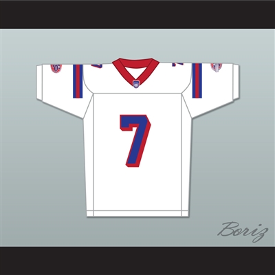 Brett Cullen Eddie Martel 7 Washington Sentinels Away Football Jersey The Replacements Includes League Patch