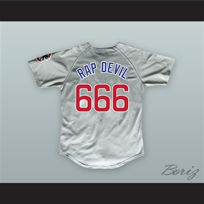 MGK 666 RAP DEVIL Gray Baseball Jersey