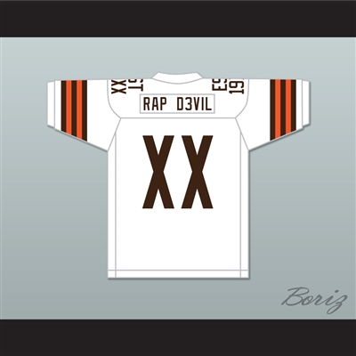 MGK RAP D3VIL EST 19XX White Football Jersey