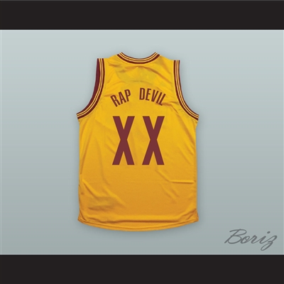 MGK XX RAP DEVIL Yellow Basketball Jersey